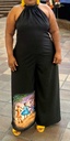 Jumpsuit avec peinture à la main