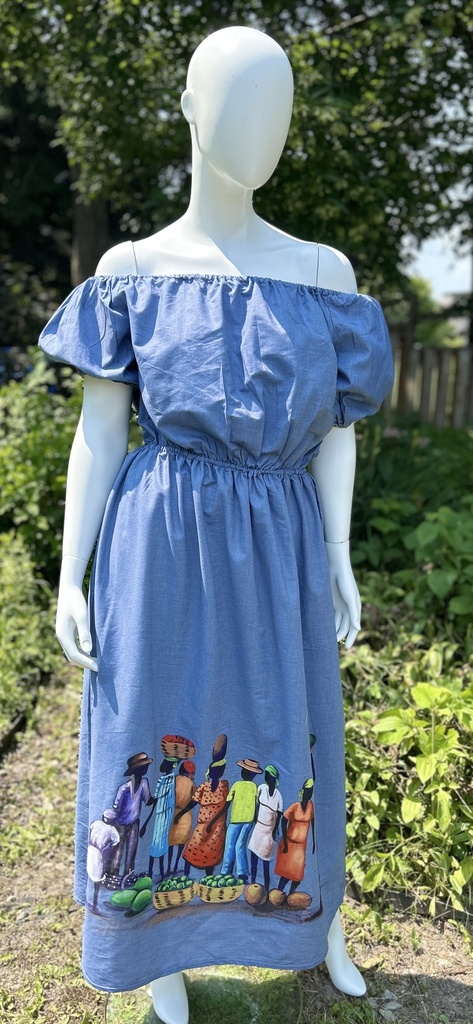 robe Karabela avec peinture à main