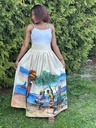 Jupe Maxi avec peinte à la main