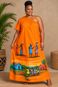 Robe avec une seule manche