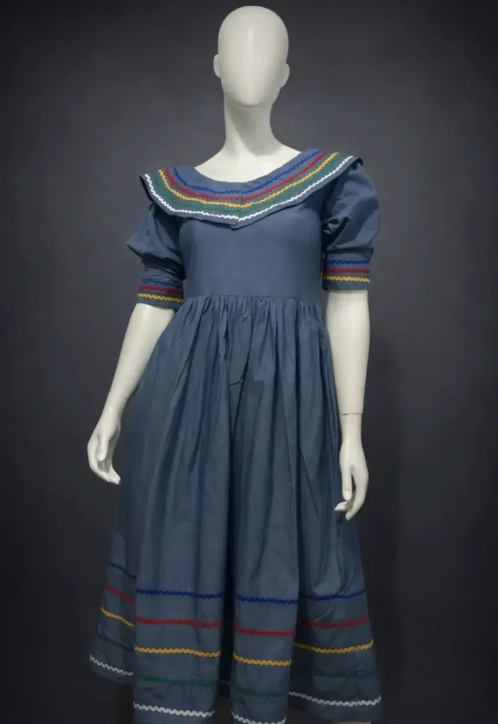 Robe traditionnelle haitienne. Une robe, deux styles