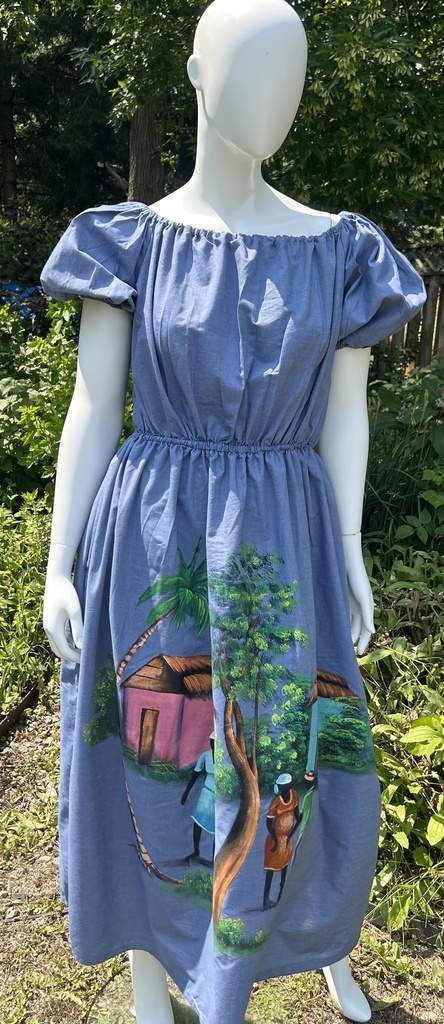 robe Karabela avec peinture à main