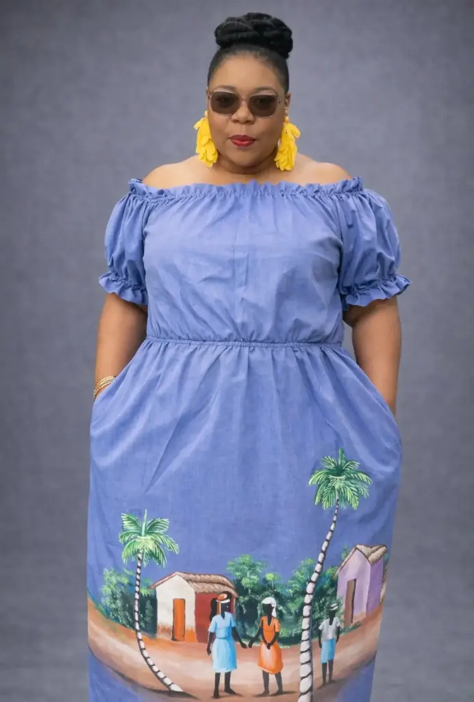 robe Karabela avec peinture à main (MEDIUM)