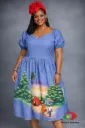 Hand-painted Karabela dress