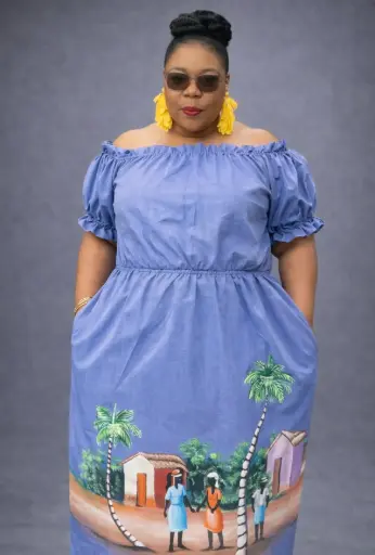 robe Karabela avec peinture à main