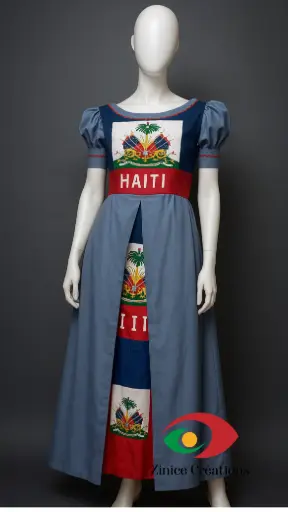 Traditional Haitian Karabela/ Haitian Karabela Dress